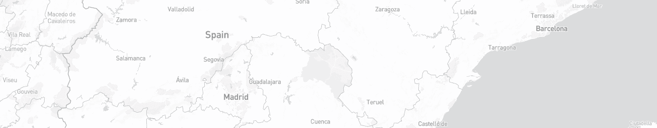Kaart van Spanje